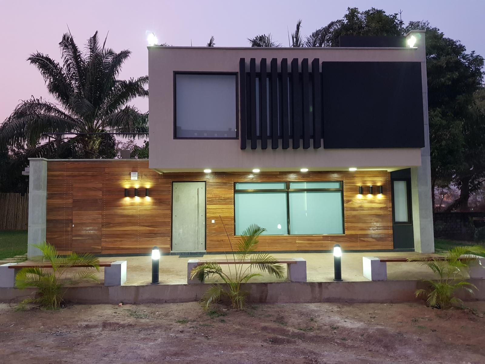 This modern home in Abuja was built in just 8 weeks using shipping