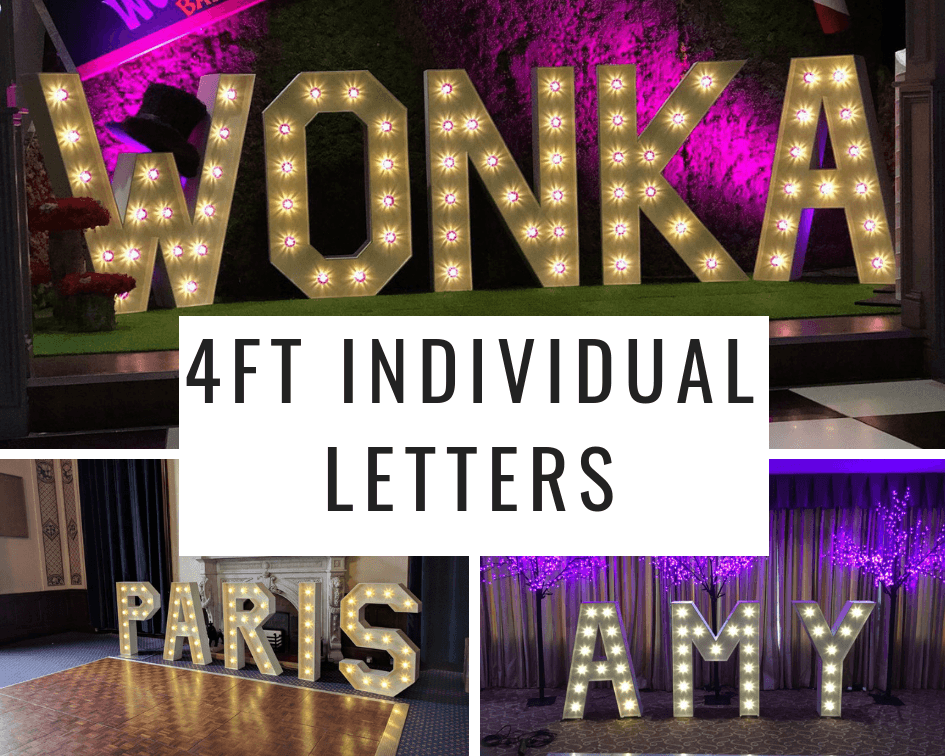 Light Up LOVE Letters Lizard Events Ltd