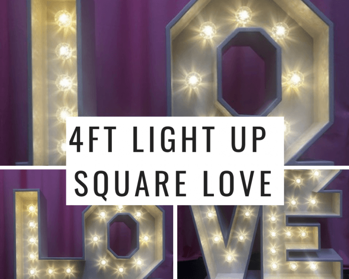 Light Up LOVE Letters Lizard Events Ltd