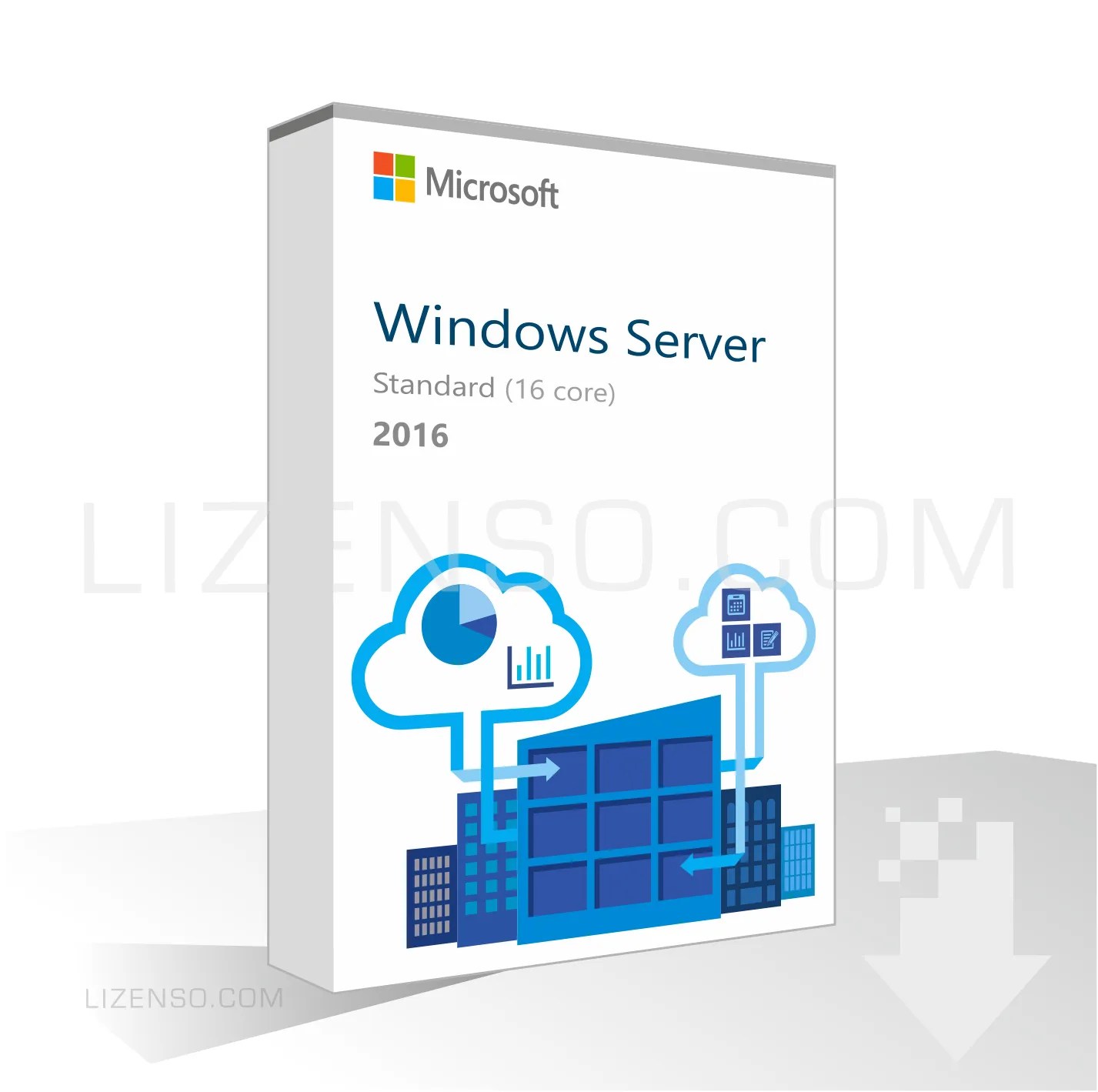 Windows Server 2016 Standard (16 Core) 1 device Perpetual license