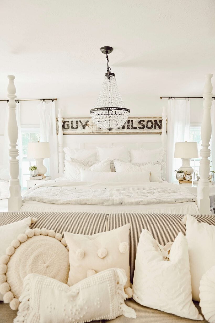 Revamp Antique Four Poster Bed in Farmhouse Liz Marie Blog