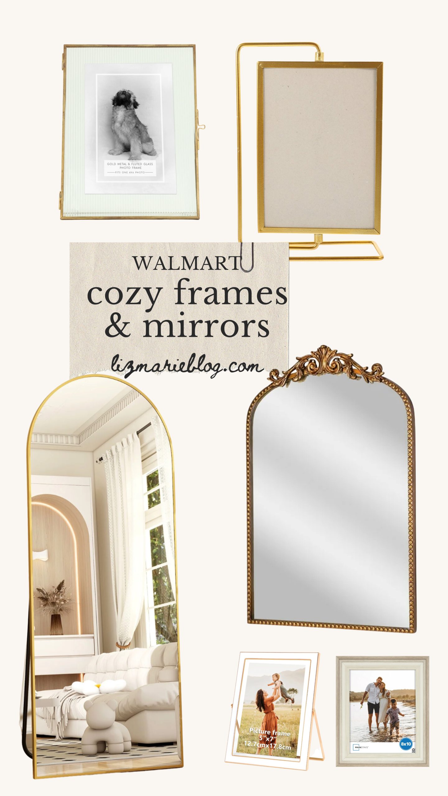 Create a Cozy Home Frames & Mirrors from Walmart Liz Marie Blog