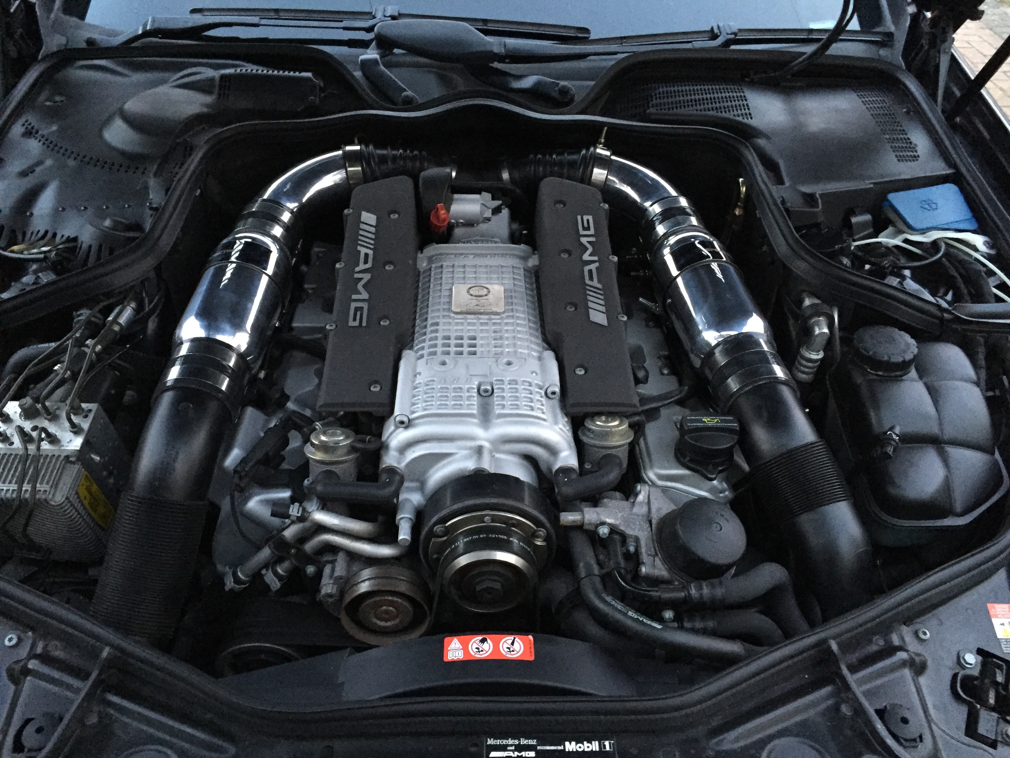 Mercedes CLS55 AMG Air Intake Upgrade DIY E55 AMG 55K M113 | Leonard J