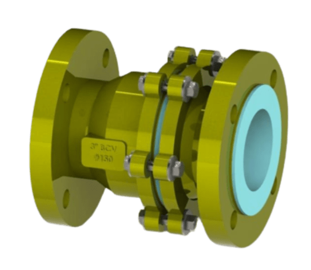 Lined Ball Check Valve Lk Polymers