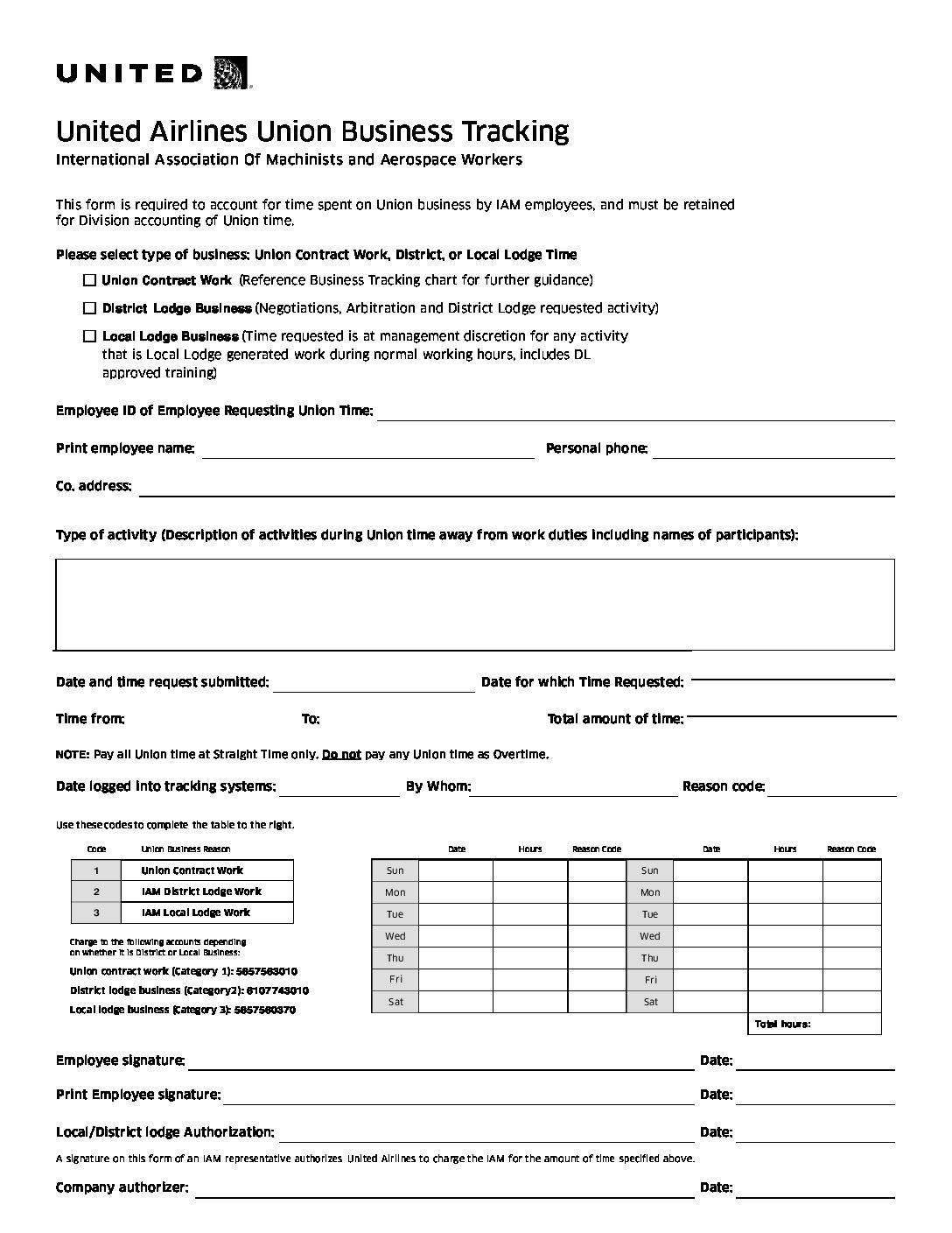 FORMS IAM Local 1782