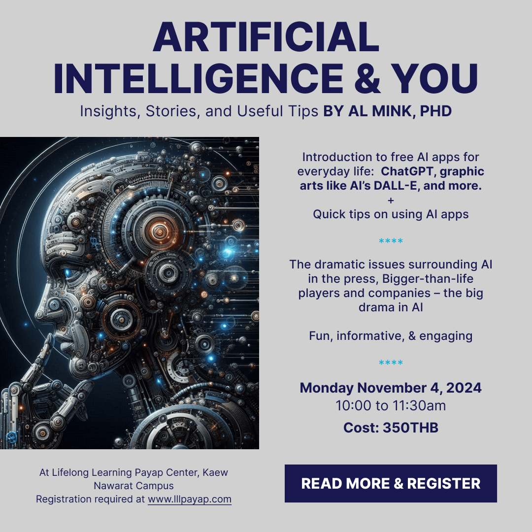 Artificial Intelligence & You Lifelong Learning Payap