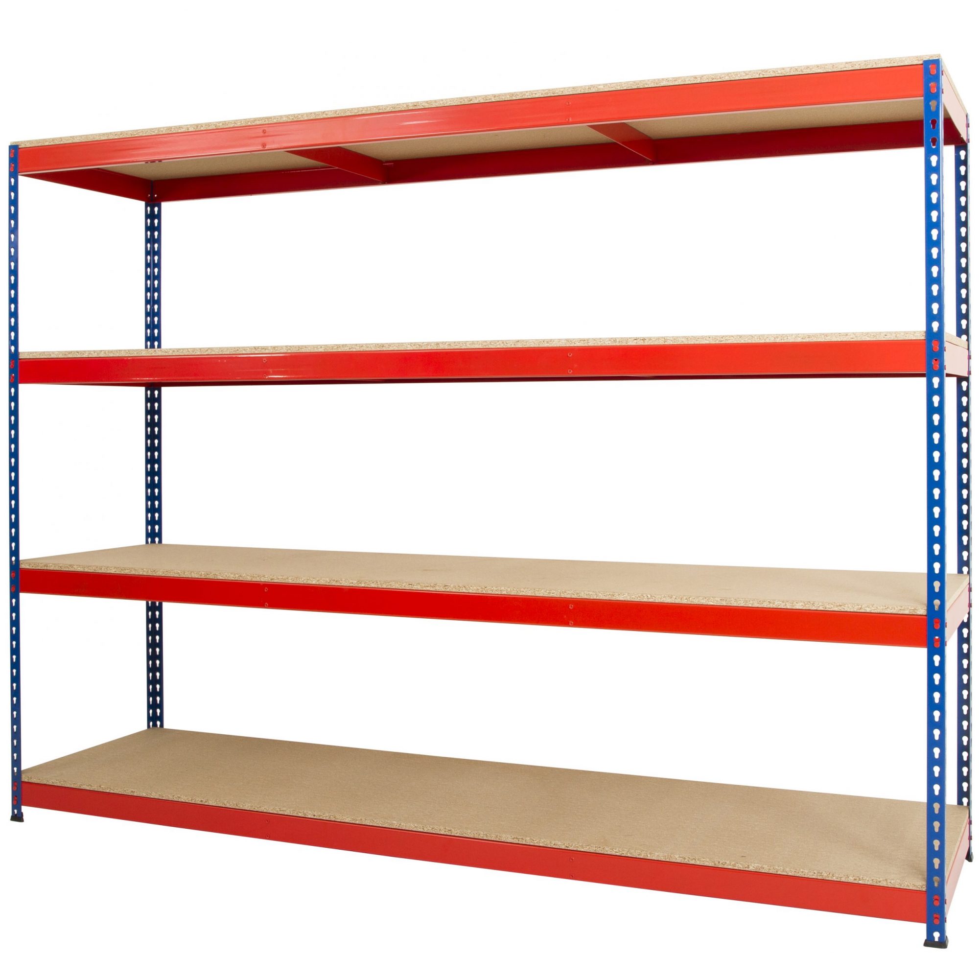 Warehouse Shelving Unit Industrial 4 Shelf LLM Handling