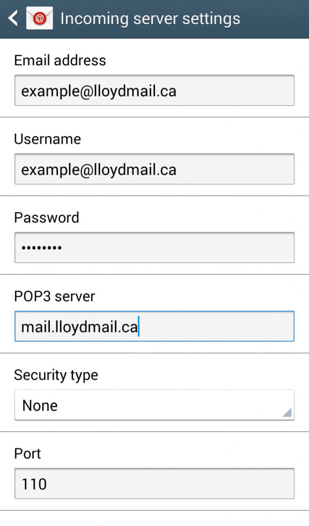 Android Lloydmail