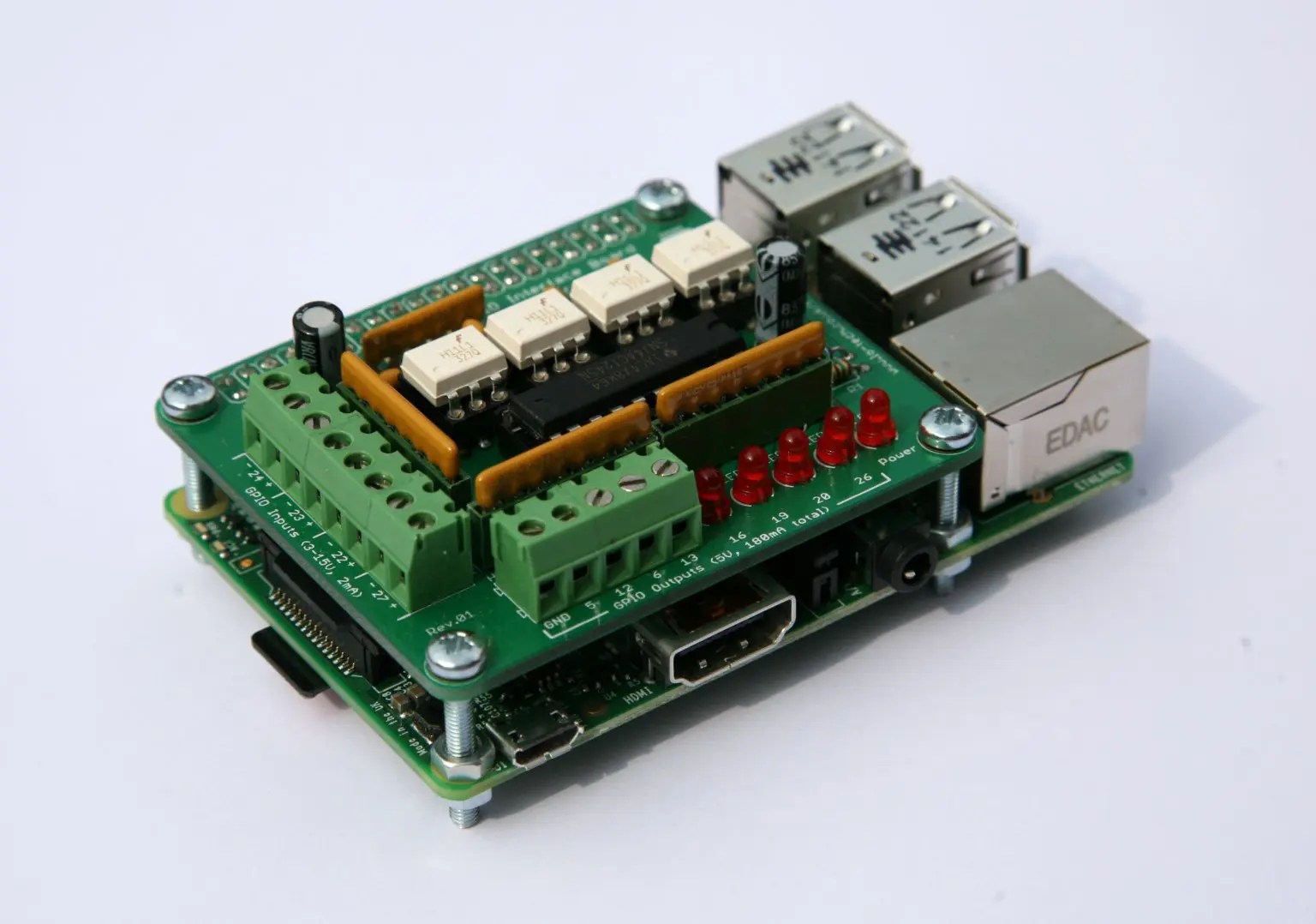 lotech » GPIO Interface Board for Raspberry Pi B+