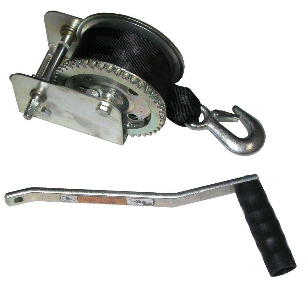 SINGLESPEED TRAILER WINCH 1100LB Load Rite Trailers