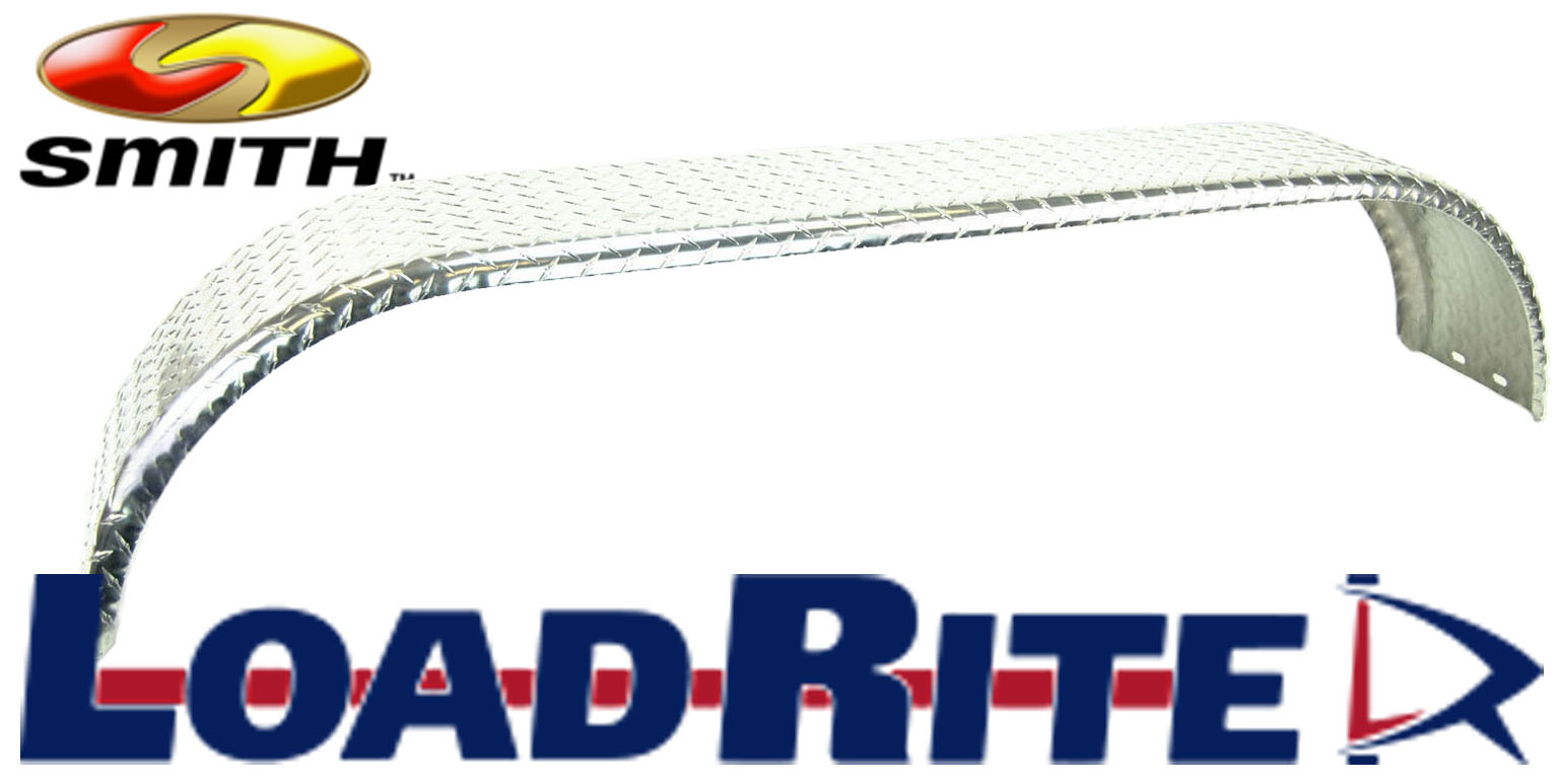 ALUMINUM DIAMOND PLATED TANDEM FENDER 67" Load Rite Trailers