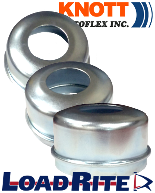 METAL DUST CAP 2.46" OD KNOTTⒸ Load Rite Trailers