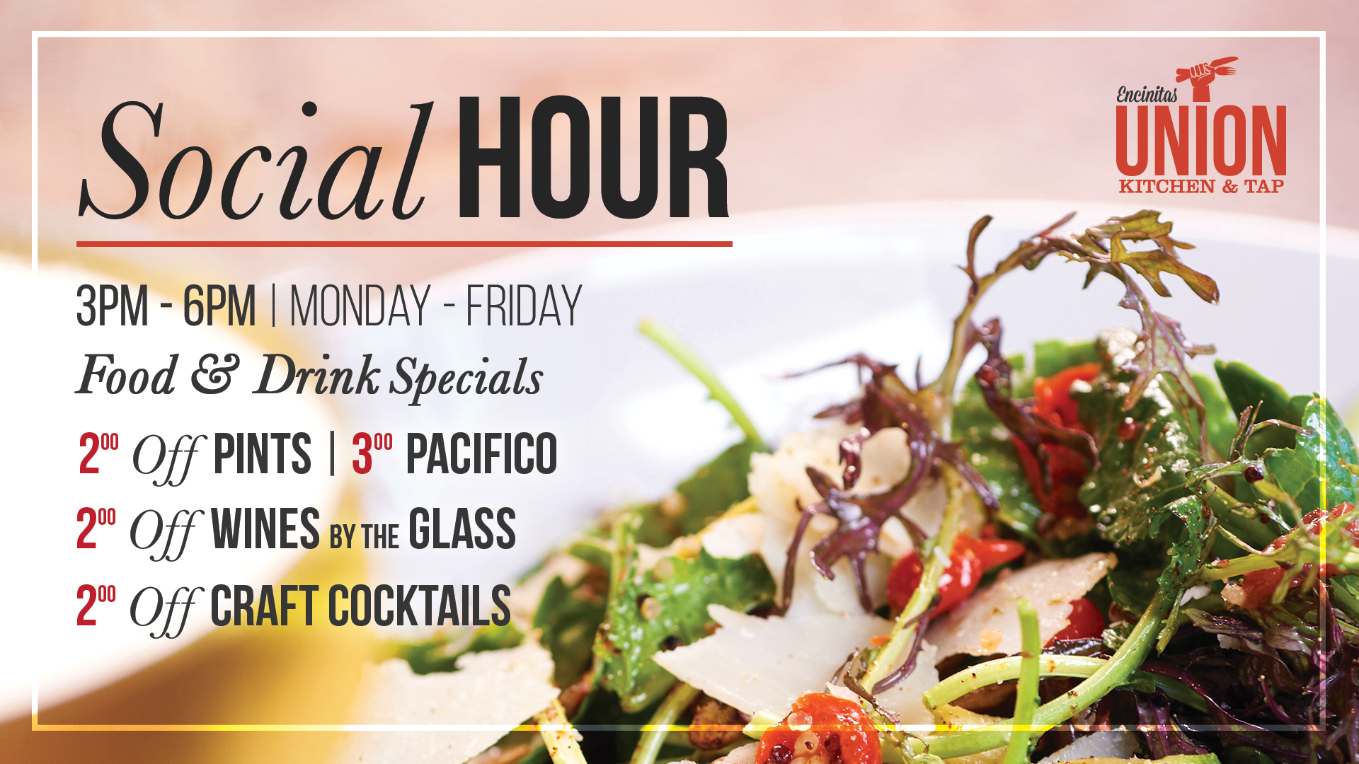 Encinitas Beach Bar & American Restaurant Encinitas_SocialHour_Slider