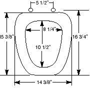 Eljer Emblem Toilet Seat Size Guide