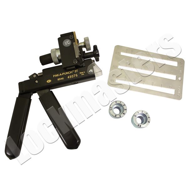 Lockmasters. PakAPunch Model IC (Interchangeable Core) Key Punch Kit