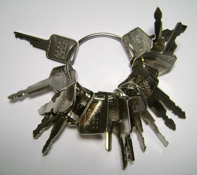 LockMasters Key Ring Construction Machine Set