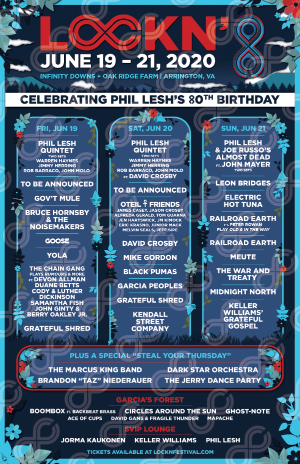 lockn festival 2023 schedule locknLineupNews LOCKN' Festival