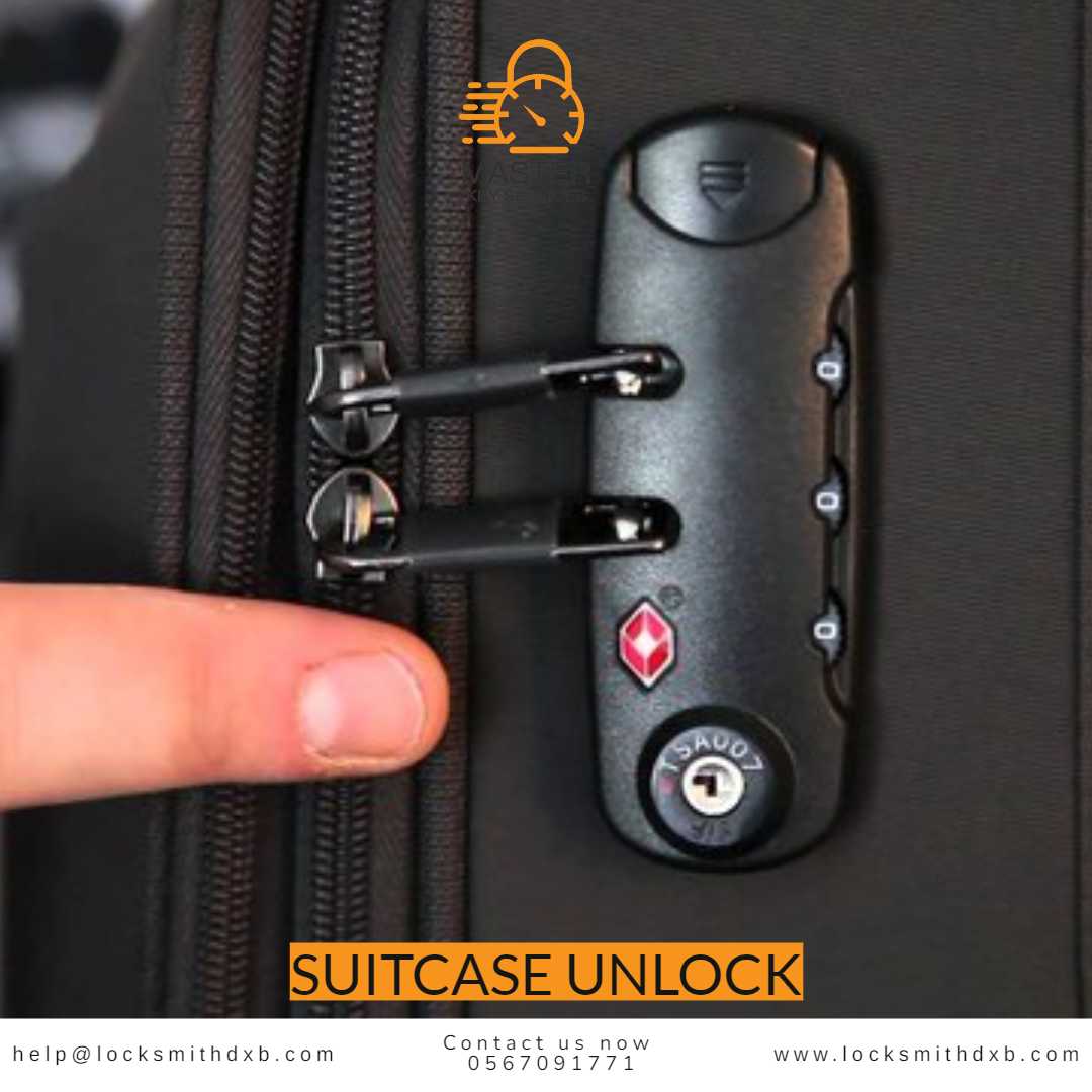 Suitcase unlock 0567091771 MKS Locksmith DXB