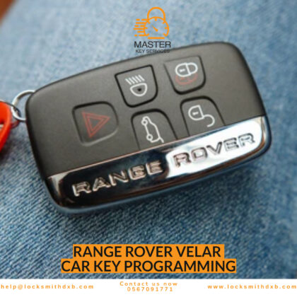 Range Rover Velar car key programming - 0567091771 - MKS