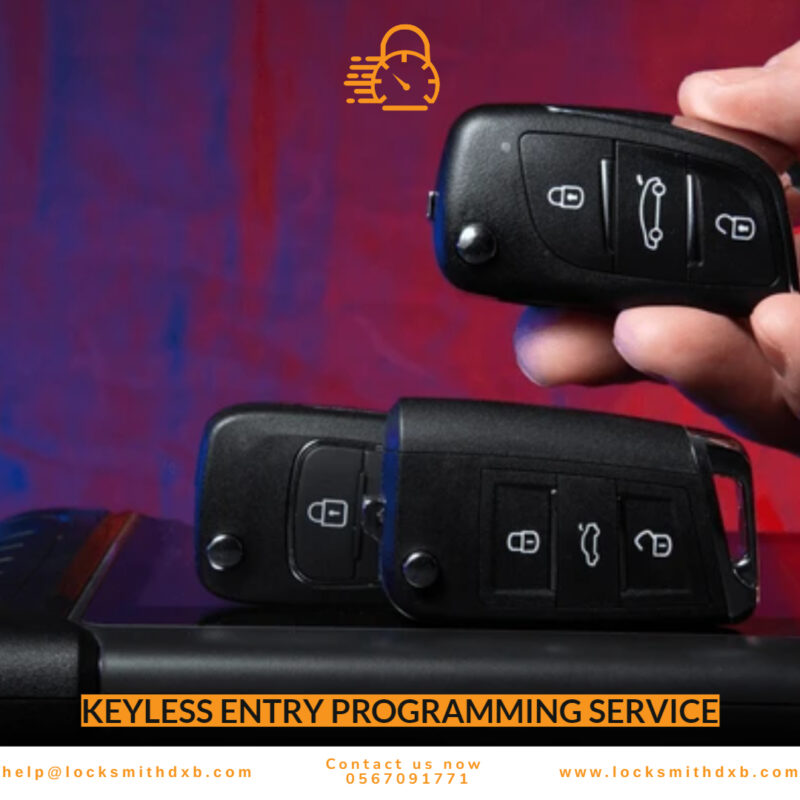Keyless entry programming service 0567091771 Locksmith DXB