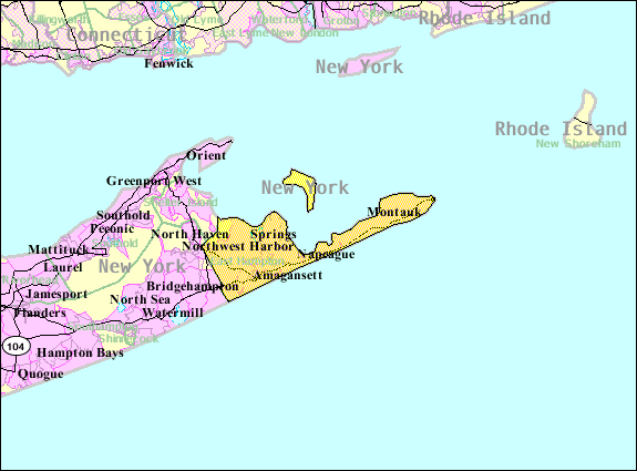 Map Of East Hampton Ny Easthamptontownmap Locksmith Men