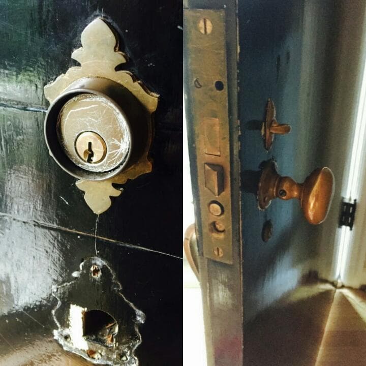 Antique Mortise Door Lock Repair