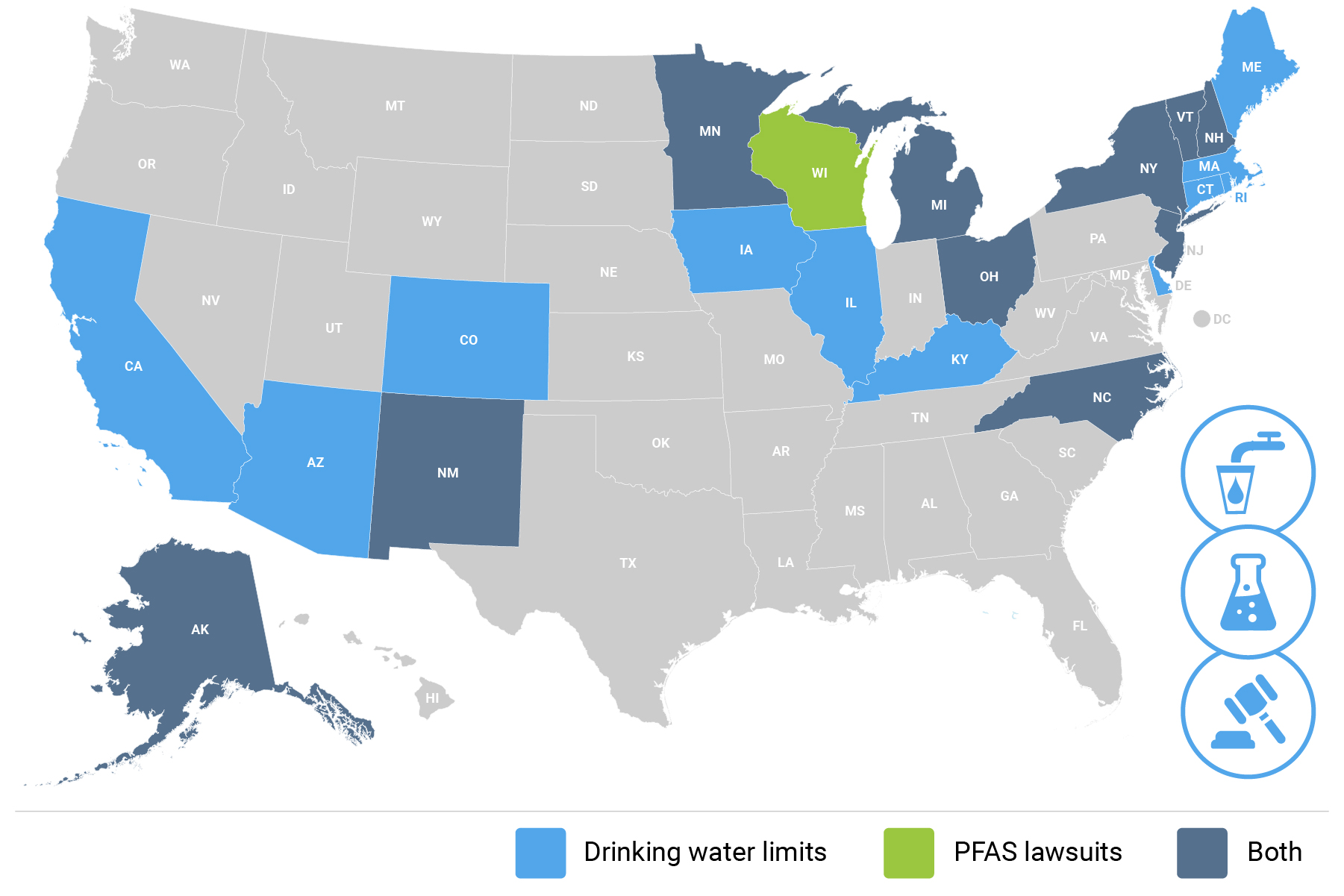 PFAS Drinking Water Regulations by State Locus Technologies