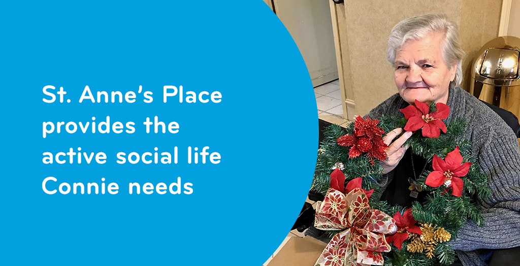 St. Anne’s Place provides the active social life Connie needs LOFT