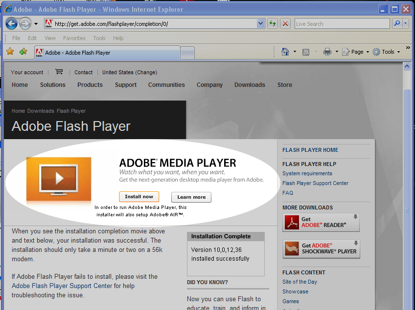 LoftManager Online Installing Adobe