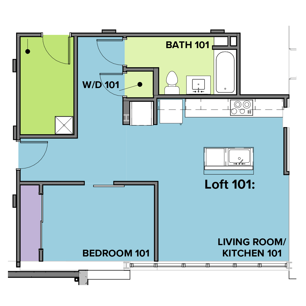 Potwin Lofts First Level Topeka Lofts