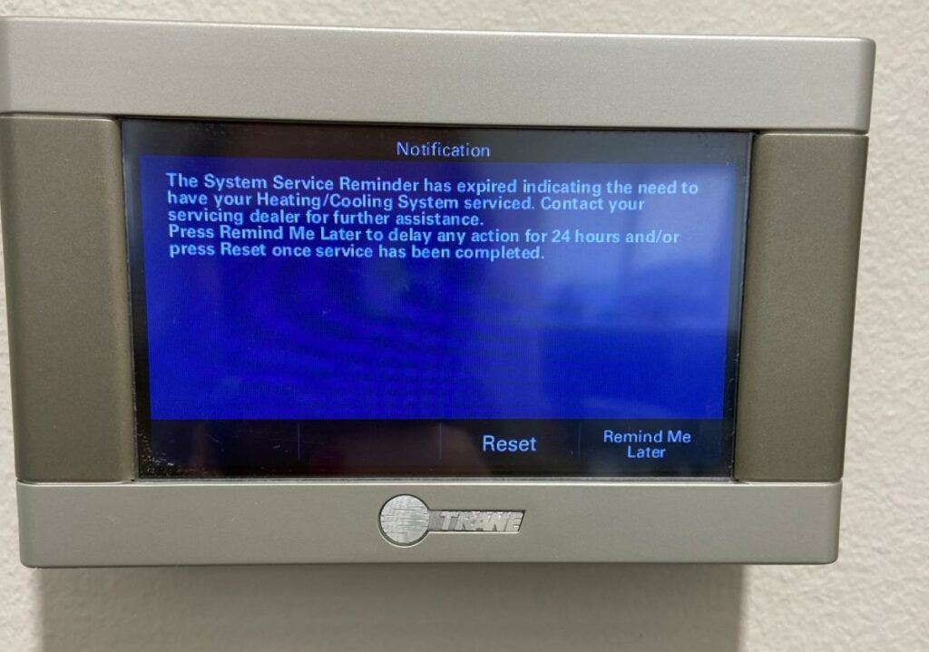 Thermostat Reminders and Error Codes Logan A/C and Heat Services