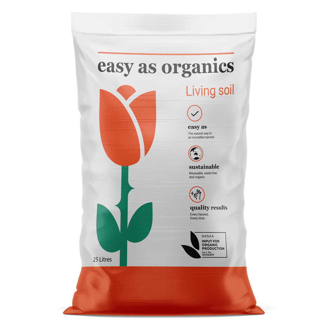 EASY AS ORGANICS WATER ONLY SOIL 25 LITRES