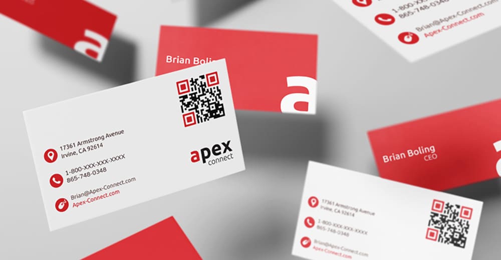 How to create and add QRcode to business cards? Logaster