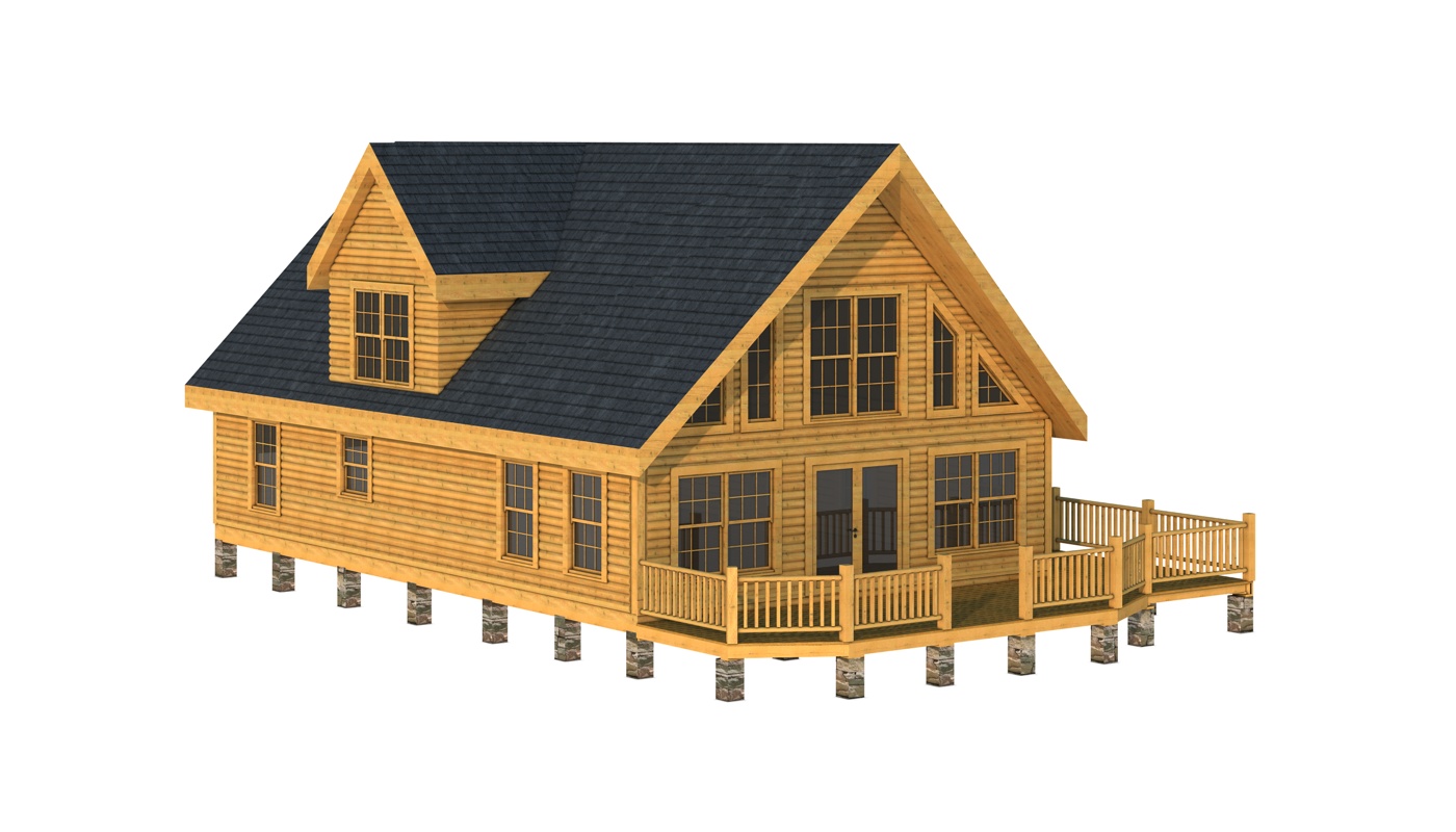 Calhoun Plans & Information Log Cabin Kits
