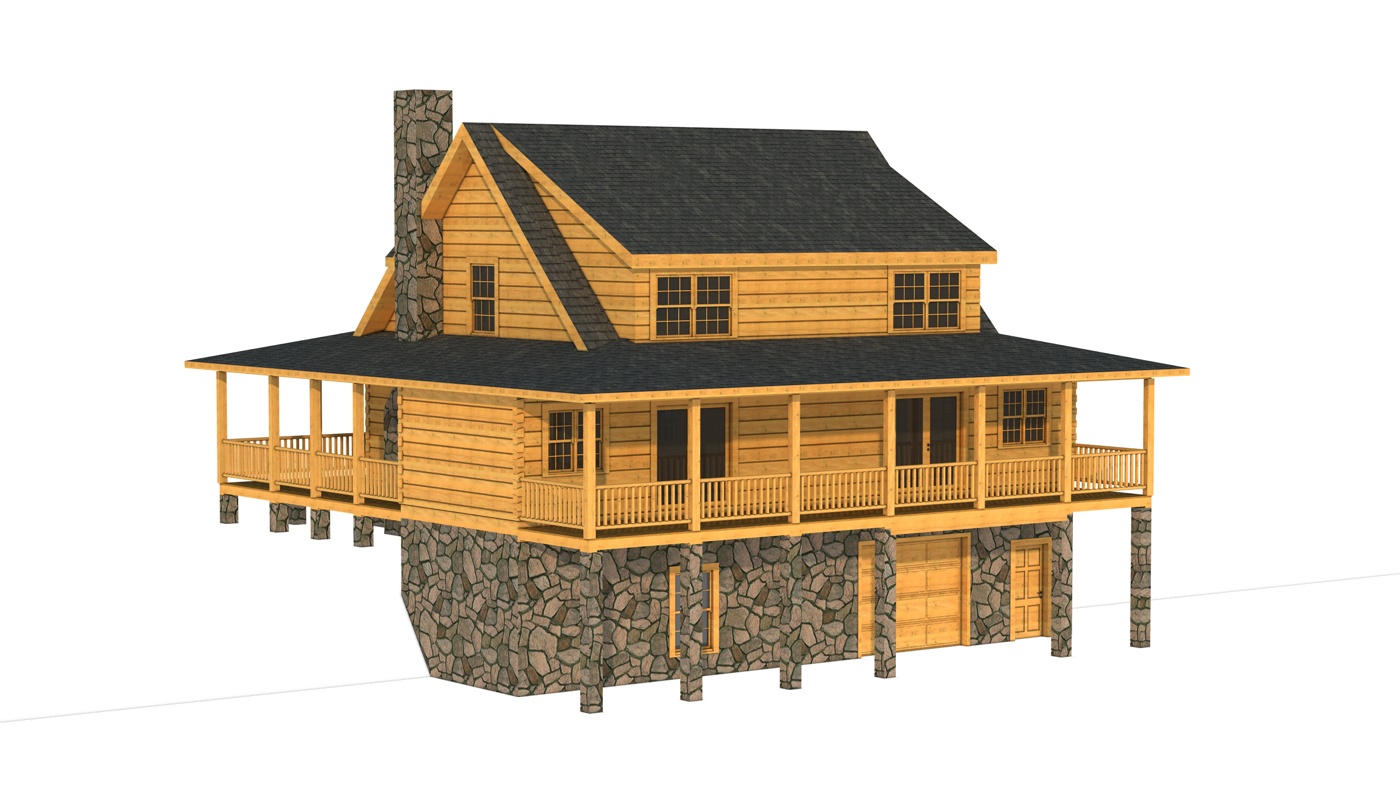 Mitchell Plans & Information Log Cabin Kits