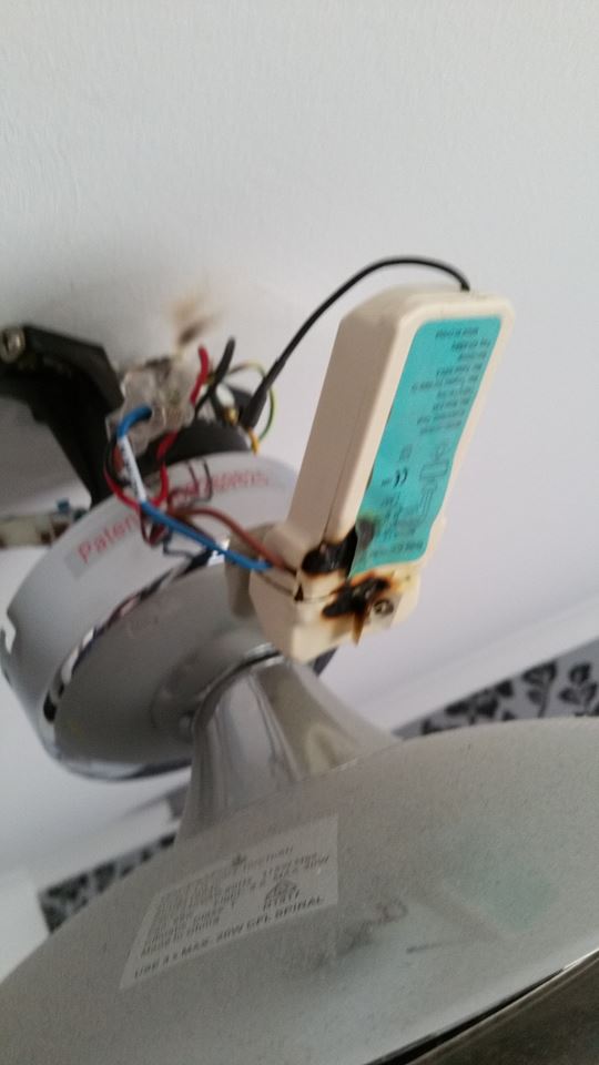 Ceiling fan overheating faults Logical choice electrical