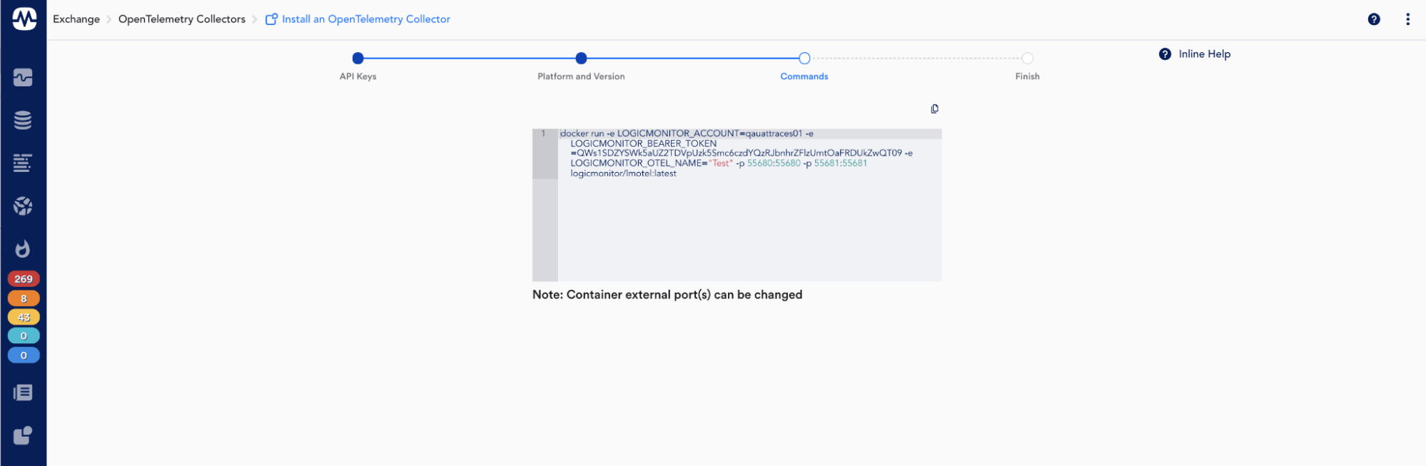 open telemetry OpenTelemetry exporter endpoint is not.