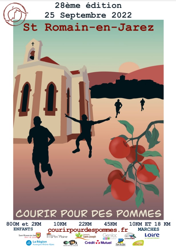 St Romain en Jarez (42) Courir pour des Pommes Dimanche 25
