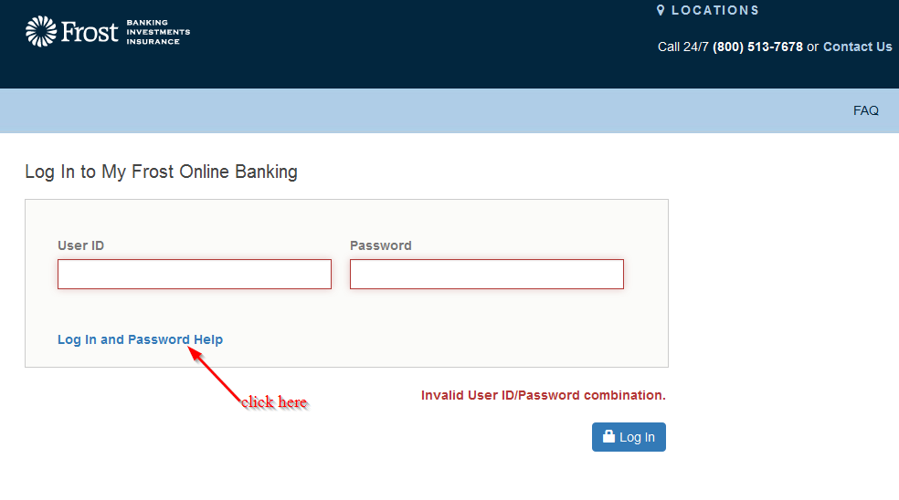 Frost Bank Login Help