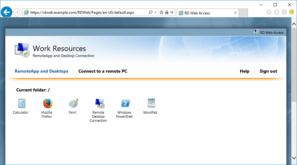 Remote Desktop Web Access TwoFactor Authentication (RDWeb 2FA)