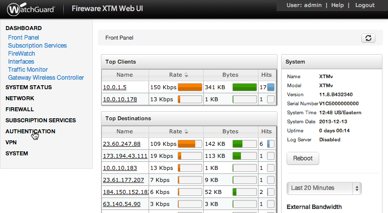 Two factor authentication for WatchGuard XTM and Firebox SSL VPN LoginTC