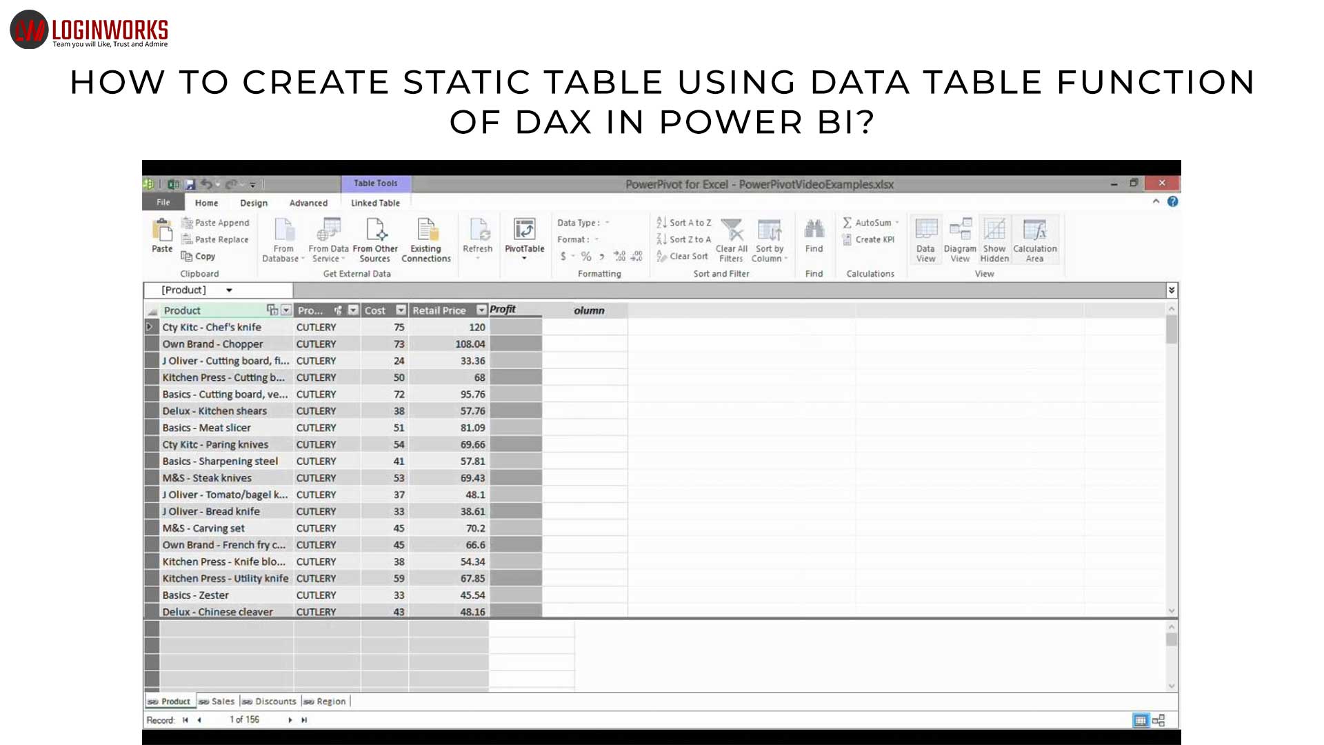 How To Create New Table In Power Bi Dax