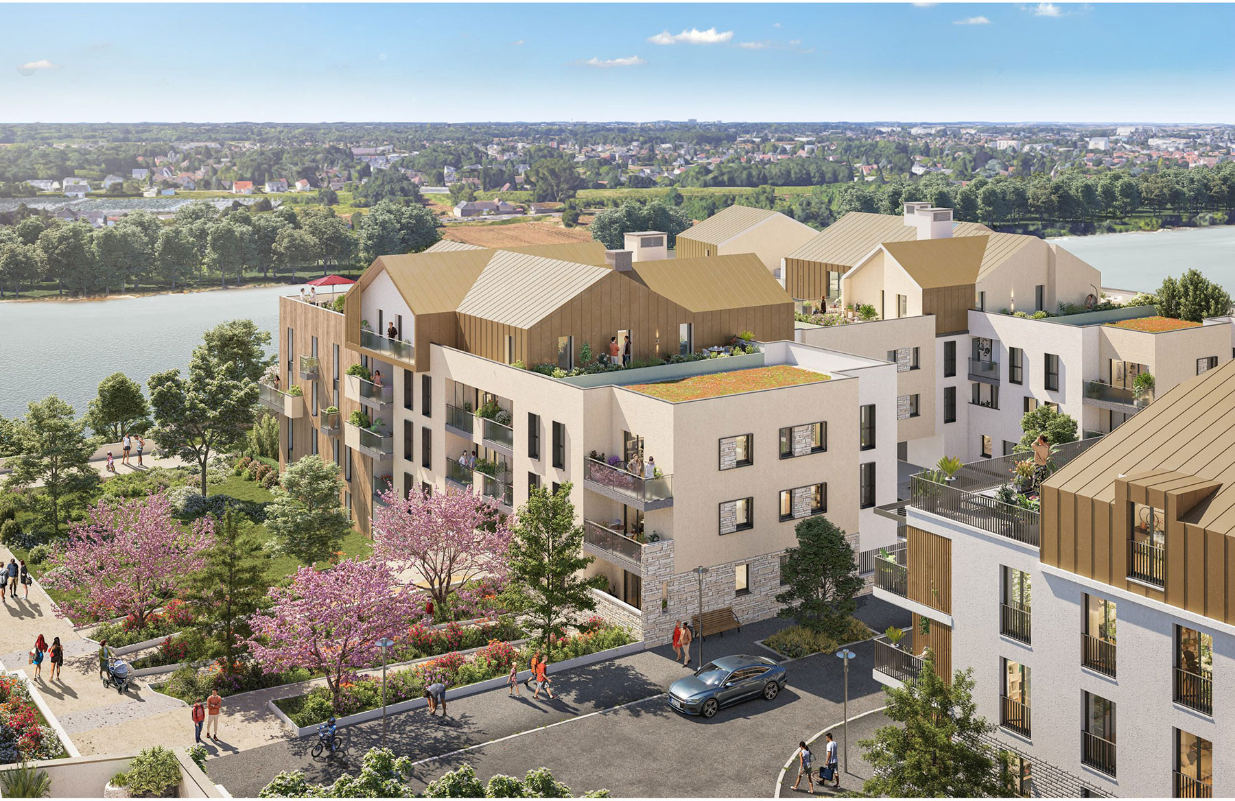 Les Berges d'Houlippe à SaintJeandelaRuelle programme neuf