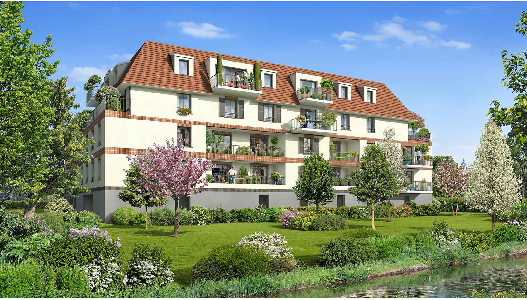 Le Clos de la Rivière à SainteCatherine programme neuf