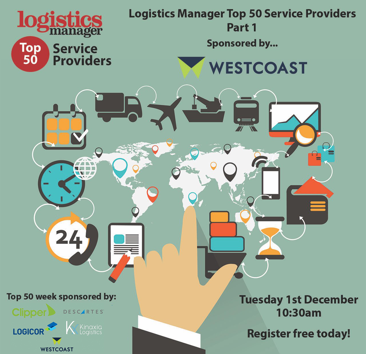 Watch on demand! Logistics Manager Top 50 webinar Day One countdown