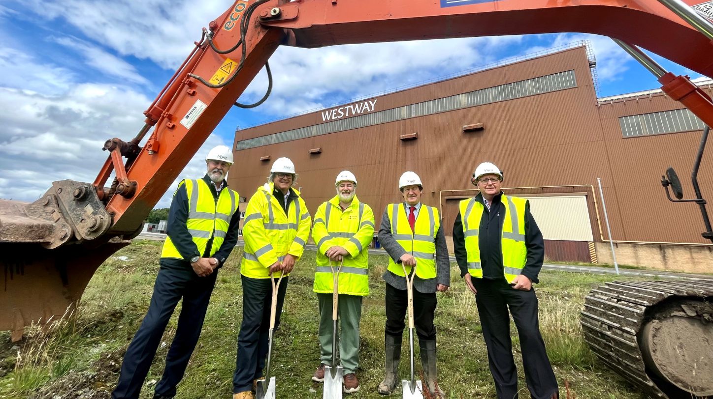 Construction of two new warehouses begins near Glasgow Airport