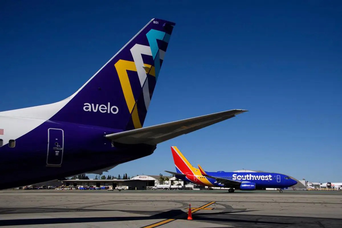 Avelo航空标志logo图片诗宸标志设计