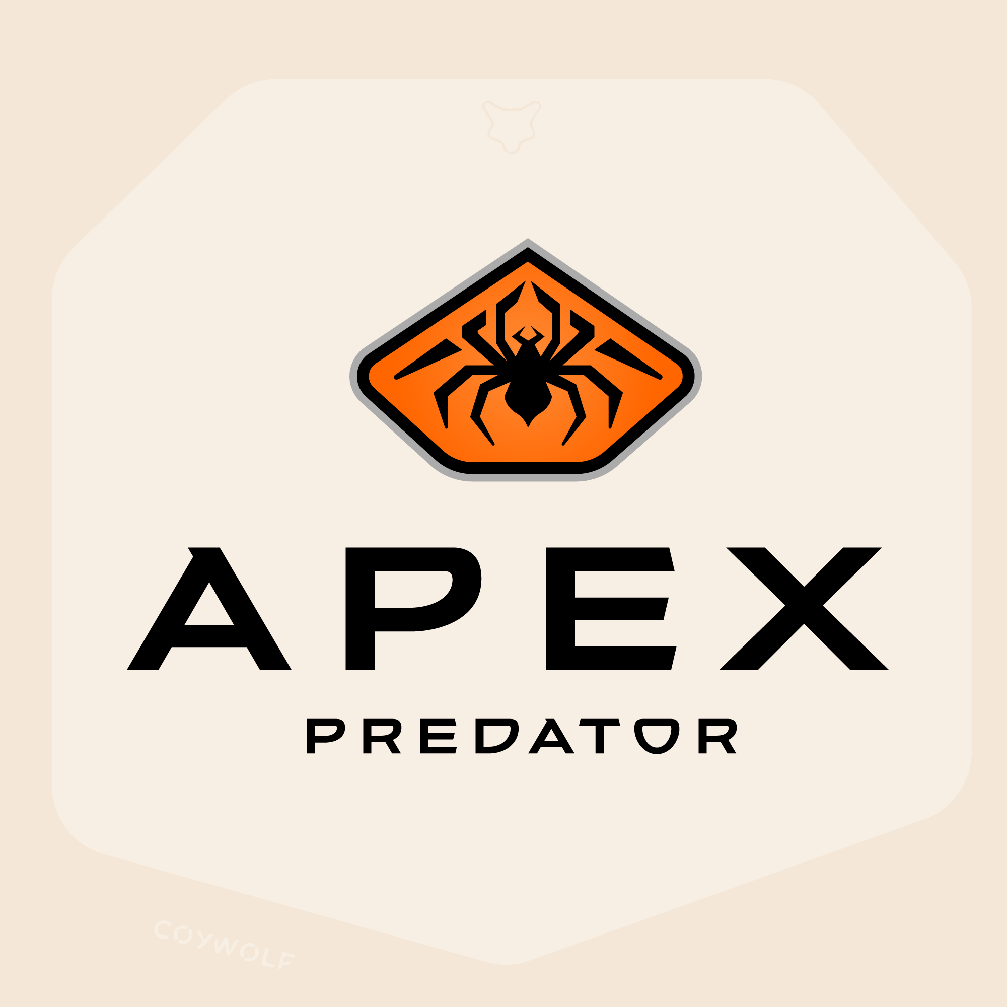 For Sale Apex Spider Badge Logo Design Logo Cowboy