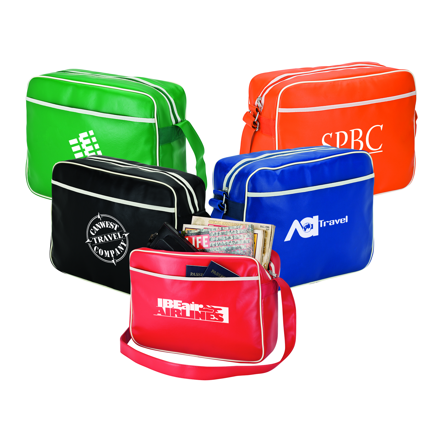 Retro Airline Shoulder Bag KC1001 Logomark