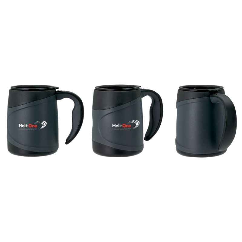 Olimpio 15 oz. Microwavable Double Wall Mug KM5101 Logomark